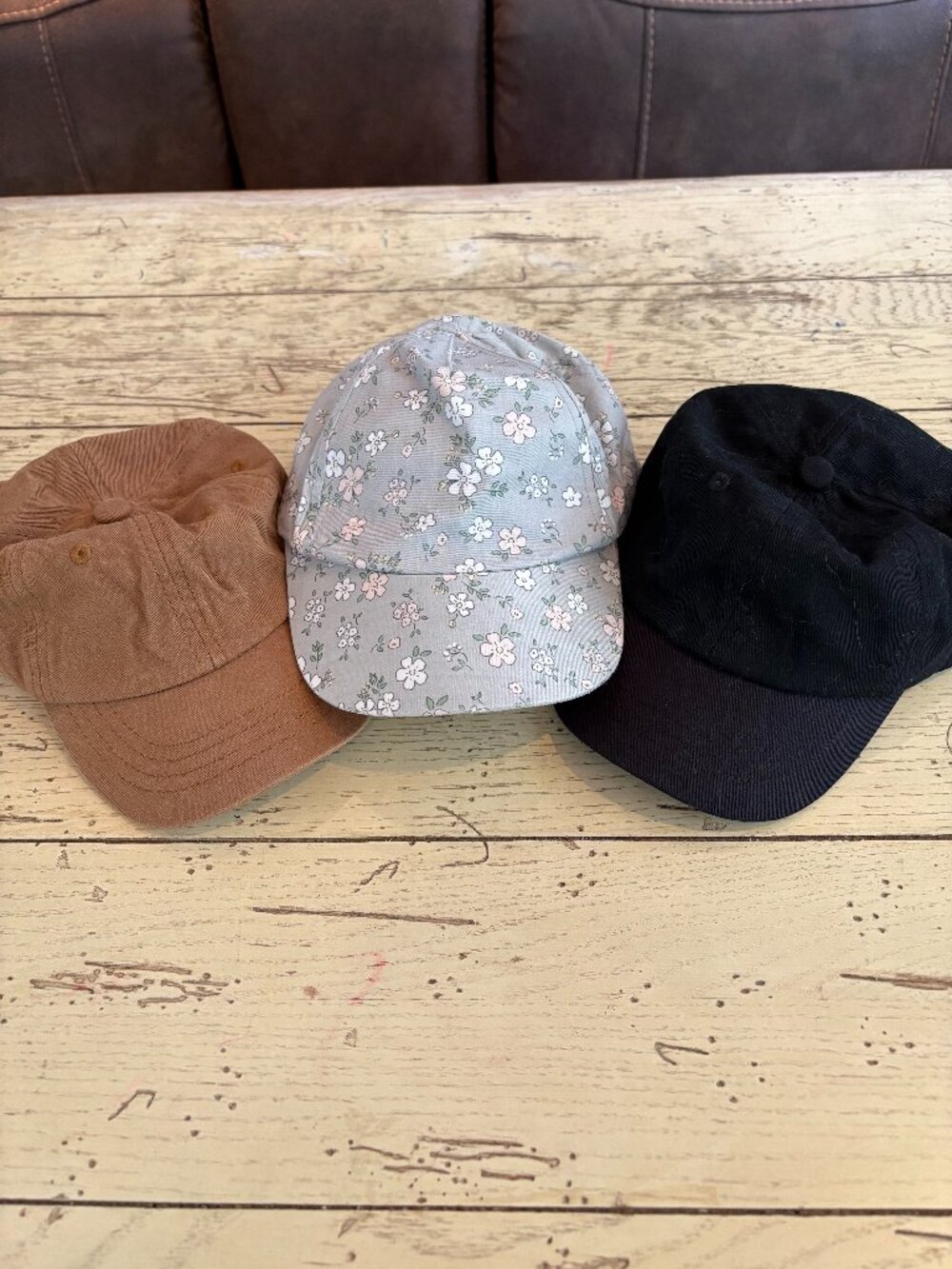 Set of 3 Child's Baseball Caps